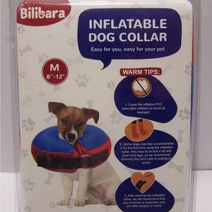 Inflatable Dog Collar size M post surgery or wound. NWT